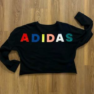 Adidas Slightly Cropped Sweatshirt Style Top